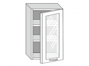 19.50.3 Шкаф настенный (h=913) на 500мм с 1-ой стекл. дверцей в Ишиме - ishim.magazin-mebel74.ru | фото