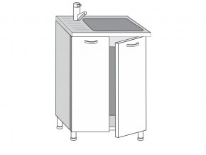 2.60.2м Шкаф-стол на 600мм под врезную мойку с 2-мя дверцами в Ишиме - ishim.magazin-mebel74.ru | фото