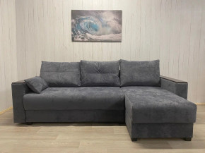 Диван Комфорт-3 ПБ+МДФ Тик-Так велюр Sensey steel grey в Ишиме - ishim.magazin-mebel74.ru | фото