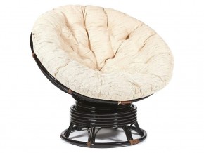 Кресло-качалка Papasan w 23/01 B с подушкой Antique brown, ткань Старт в Ишиме - ishim.magazin-mebel74.ru | фото