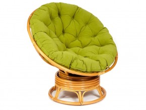 Кресло-качалка Papasan w 23/01 B с подушкой Honey, флок Олива в Ишиме - ishim.magazin-mebel74.ru | фото