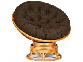 Кресло-качалка Papasan w 23/01 B с подушкой Honey, ткань Коричневый в Ишиме - ishim.magazin-mebel74.ru | фото