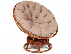 Кресло-качалка Papasan w 23/01 B с подушкой Pecan, экошерсть Коричневый в Ишиме - ishim.magazin-mebel74.ru | фото