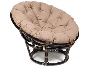 Кресло Papasan 23/01 W с подушкой Antique brown, экошерсть Коричневый в Ишиме - ishim.magazin-mebel74.ru | фото