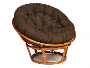 Кресло Papasan 23/01 W с подушкой Cognac, ткань Коричневый в Ишиме - ishim.magazin-mebel74.ru | фото