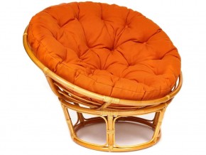 Кресло Papasan 23/01 W с подушкой Honey, ткань Оранжевый в Ишиме - ishim.magazin-mebel74.ru | фото