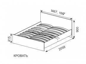 Кровать 1600х2000 ортопедическое основание в Ишиме - ishim.magazin-mebel74.ru | фото