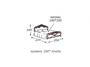 Кровать 2-х спальная 1800*2000 с ортопедом в Ишиме - ishim.magazin-mebel74.ru | фото