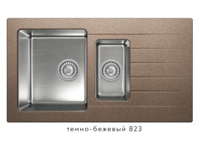 Мойка комбинированная Tolero twist TTS-890 Темно-бежевый 823 в Ишиме - ishim.magazin-mebel74.ru | фото