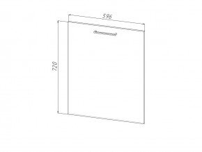 П 60 Комплект для посудомоечной машины 600 мм (цоколь + фасад) ЛДСП в Ишиме - ishim.magazin-mebel74.ru | фото