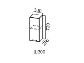 Ш300/720 Шкаф навесной 300/720 в Ишиме - ishim.magazin-mebel74.ru | фото