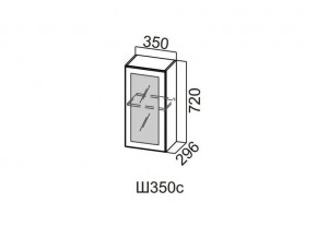 Ш350с/720 Шкаф навесной 350/720 (со стеклом) в Ишиме - ishim.magazin-mebel74.ru | фото