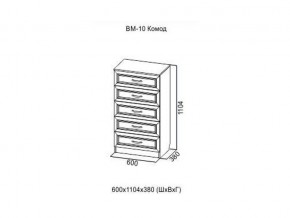 ВМ-10 Комод в Ишиме - ishim.magazin-mebel74.ru | фото